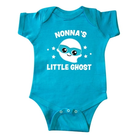 

Inktastic Cute Nonna s Little Ghost with Stars Gift Baby Boy or Baby Girl Bodysuit