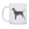 thumbnail image 2 of ThisWear Dog Owner Gifts Labrador Word Art Silhouette Pet Lover Gifts Dog Breed 11 ounce Coffee Mug, 2 of 4