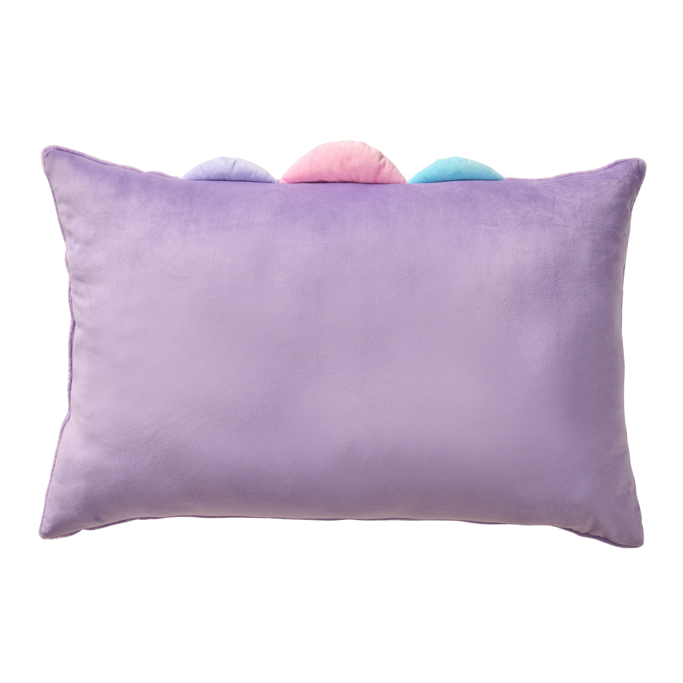 Olivia & Finn 20" x 30" Purple Dino Kids Decorative Body Pillow