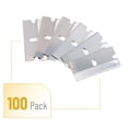 thumbnail image 2 of EXLEAF Single Edge Razor Blades,100 Pack,Silver,Straight Edge,Scraper Blades, 2 of 7