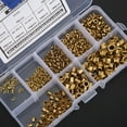 thumbnail image 4 of Eyelets Punch Tool Eyelets Rivet, Brass Clothing Eyelets Corn Rivets Set, Down Jackets for Belts, 4 of 7