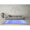 thumbnail image 3 of Ahgly Company Indoor Rectangle Abstract Blue Contemporary Area Rugs, 5' x 7', 3 of 4