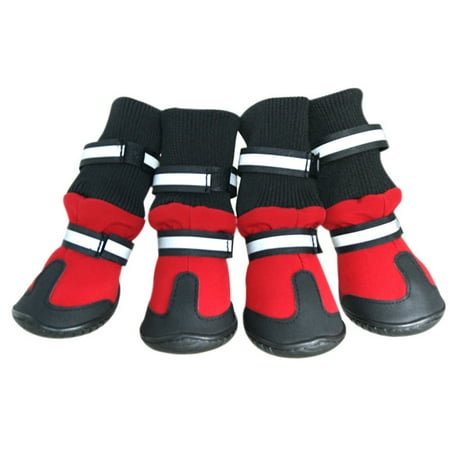 FRCOLOR Dog Boots for Winter Booties Rain Shoes Sneakers Large Dogs Paw