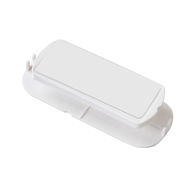Organizador de cables montado en la pared Soporte de retención de enchufe sin perforaciones (blanco) Ehuebsd Libre de BPA