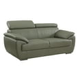 thumbnail image 2 of Titan Furnishings Transitional Microfiber Fabric Upholstered Loveseat in Gray, 2 of 2