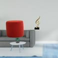 thumbnail image 2 of Reposapiés Otomano, Banco, Silla, Sofá Cilíndrico, Taburete De Té Para Oficina, Dormitorio, Guardería, Apartamento Con Escultura De Nota Musical, Figura Musical De Resina, Adorno Creativo, 2 of 8