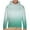 Green-20, variant on LONKITO Hoodies for Men Hooded Sweatshirts with Pockets Gradient Casual Long Sleeve Pullover Hoodies, Size 4XL