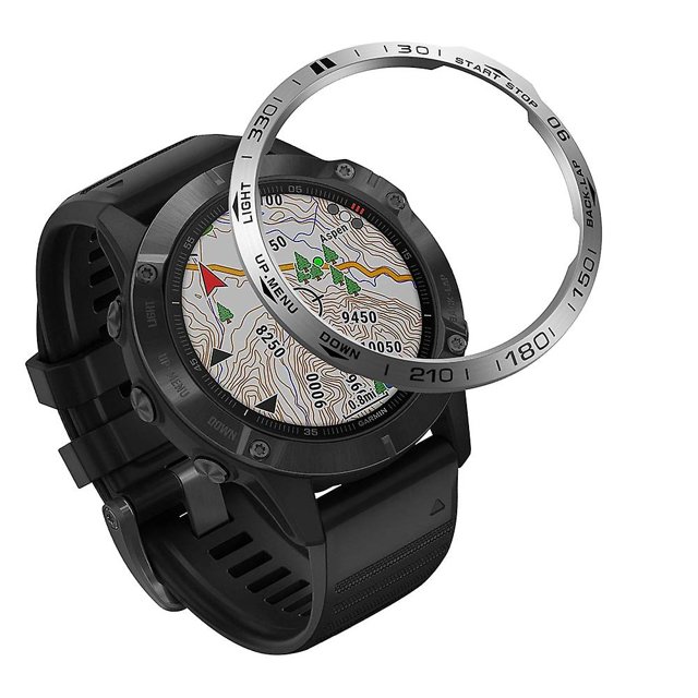 Stainless Steel Replacement Watch Bezel (Type B) for Garmin Fenix 6/6 Pro/ 6 Sapphire