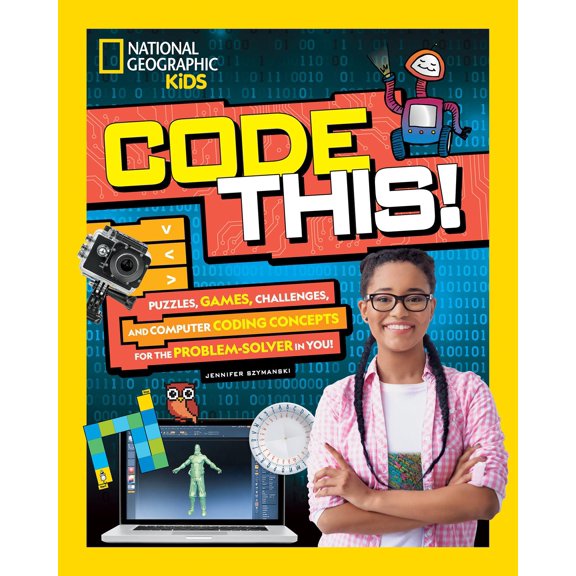 Pre-Owned Code This!: Puzzles, Games, Challenges, and Computer Coding Concepts for the Problem Solver in You (Paperback) 1426334435 9781426334436