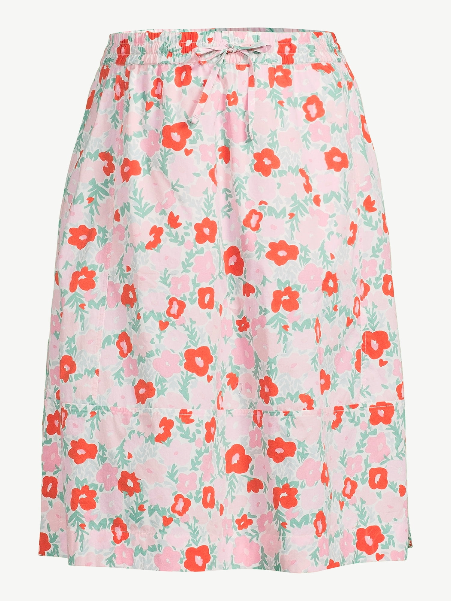 Free Assembly Women's Seamed Midi Skirt