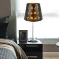 thumbnail image 4 of Clip On Lamp Shade, Hollow Out Iron Multifunction Shadow Lamp Shade Decorative E27 E26 Easy To Install  for Living Room, 4 of 7