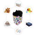 thumbnail image 7 of Yayeee Freestanding Laundry Hamper with Handle Collapsible Large Storage Basket for Clothes, Purple Retro Pattern, 7 of 7