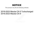 thumbnail image 2 of Transit Auto Front Coated Disc Brake Rotors and Ceramic Pads Kit for Car Mazda CX-5 CX-9 KGC-100058, 2 of 11