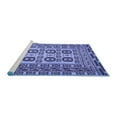 thumbnail image 2 of Ahgly Company Machine Washable Indoor Rectangle Persian Blue Traditional Area Rugs, 7' x 9', 2 of 4