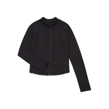 Athletic Works Girls ButterCore Full Zip Jacket, Sizes 4-18