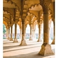 thumbnail image 3 of Ambesonne Digital Duvet Cover Sets, Agra Fort Pillar, 2-Twin, Pale Coffee and Beige, 3 of 4