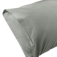 thumbnail image 2 of Unique Bargains Breathable Envelope Closure Polyester Pillowcase (2 Count) Light Gray Queen, 2 of 6