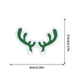 thumbnail image 2 of Set of Christmas Santa & Snowman Hats with Deer Antlers, Party Dress Up Hats, Non-Woven Fabric Holiday Decorations for Adults, Christmas Party Costume Accessories,B, 2 of 8