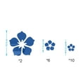 thumbnail image 2 of Bienvenido Flower wall stickers living room TV background decoration stickers, 2 of 5