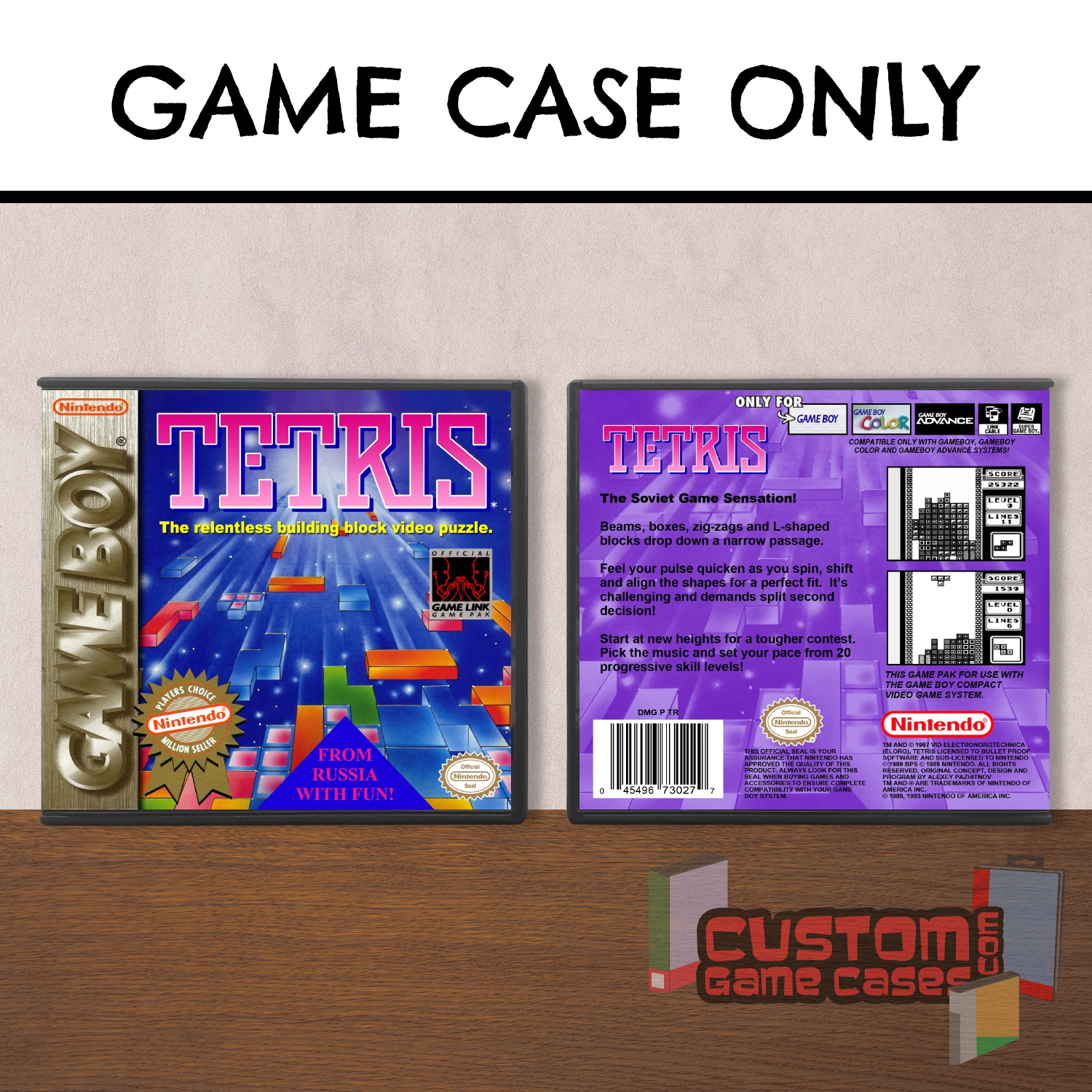 Tetris (PC) | (GB) Game Boy - Game Case Only - No Game 