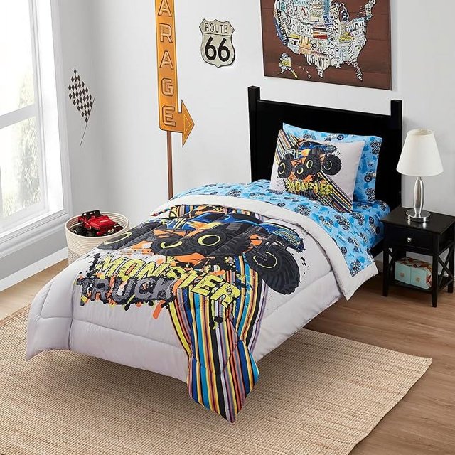 Juego de cama infantil Bed in a Bag for Boys and Girls Toddlers Juego de sábanas estampado y