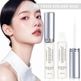 thumbnail image 2 of Odorless False Eyelash Glue, Clear Strip Lash Adhesive for Eyelash Extensions, Strong Hold & Quick Dry Formula, Low Irritation No Trace Invisible Grafting, 7g White, 2 of 8