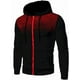 thumbnail image 2 of Conjunto deportivo informal con capucha para hombre, conjunto de chándal deportivo suave y elegante, ropa completa con cremallera completa, sudadera con capucha y pantalones, 2 of 5