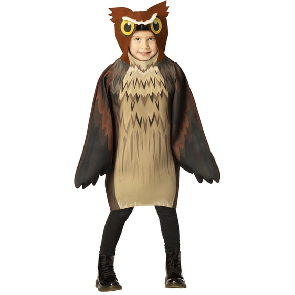 Imposta Costumes Owl Halloween Costume, Brown, Boys and Girls, Child Size 3-6, 30136-36