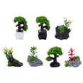 thumbnail image 6 of BRIGHTFUFU 7-Piece Miniature Artificial Bonsai Trees for , Landscape, Railroad Scenery, Potted Plant Decor, 6 of 8