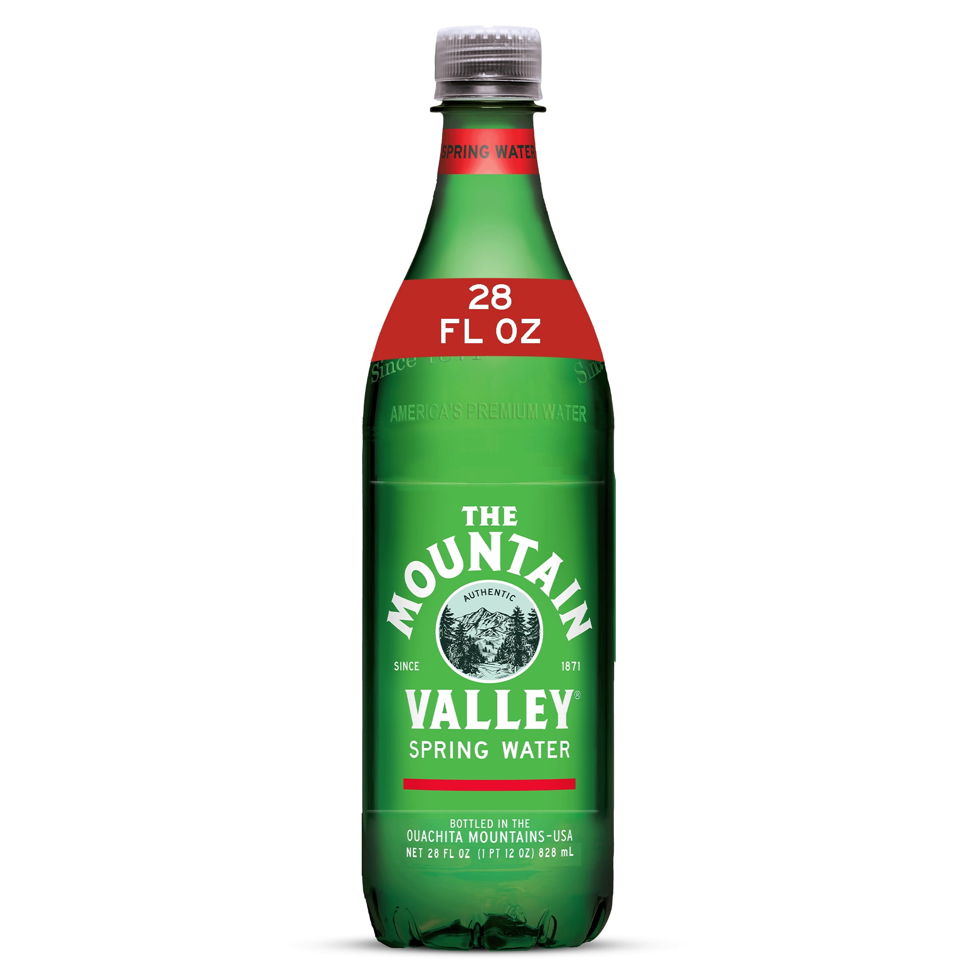 Mountain Valley Spring Water, 28 fl oz, Single Plastic Bottle