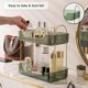 thumbnail image 3 of Organizador de encimera de baño, bandeja de tocador de 2 niveles, estante de encimera multifuncional para gabinete de baño - Verde hoja, 3 of 5