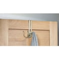 thumbnail image 7 of Rok Pearly Grey Over The Door 3 Prong Closet Bathroom Bedroom Coat Clothes Towel Hat Swivel Hook, 7 of 7