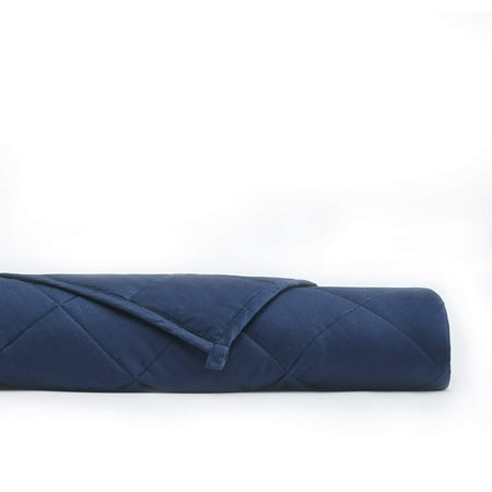 Empire Home Heavy 20LB Weighted Blanket 100% Cotton with Galss Beads - Calm Deep Sleep - 60