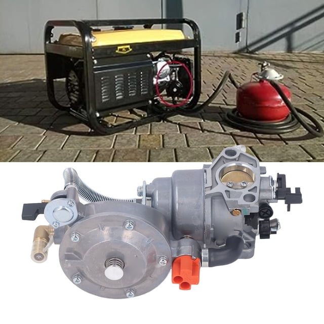 Carburador De Combustible Dual, Carburador De Generador De Gasolina De Mantenimiento Conveniente De 5-7KW 2.8KPa Para Motor De Bomba De Agua