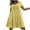 Yellow, variant on Kmdttou Women's Short Sleeve Loose Plain Dresses Women Short Sleeved Button Up T-shirt Casual Loose Solid Color Dress