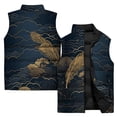thumbnail image 2 of Chaleco estampado de moda de invierno, chaleco de viento frío para hombres, ropa de hombre gruesa y de algodón, chalecos cómodos y cálidos, chaquetas de trabajo, 2 of 4