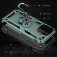 thumbnail image 6 of Feishell Hybrid Armor Phone Case for iPhone 13 Pro,Military Grade Shockproof 360 Rotatable Metal Ring Holder Kickstand Support Magnetic Car Mount Dual Layer Protective Phone Cover,Darkgreen, 6 of 8