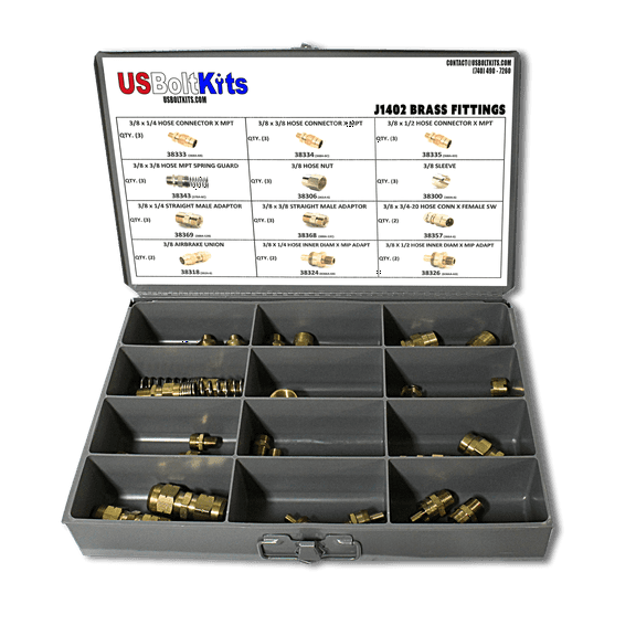 J1402 Air Brake Fitting Assortment
