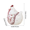 thumbnail image 3 of Easter Chicken Ceramic Jar, Creative Storage Canister, Cute Countertop Decor for Home & Kitchen, 3 of 6