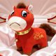 thumbnail image 3 of Caballo de peluche llorando y sonriente, mascota del año 2026, suave y adorable, ideal como regalo de Año Nuevo y decoración del hogar., 3 of 8
