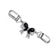 thumbnail image 5 of Clip de cuello suéter retro Sunnimix broche Pin Nudo negro, 5 of 6