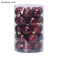 thumbnail image 2 of 34 piezas de adornos de bolas de Navidad irrompibles de 4 cm para decoración de fiesta de cumpleaños de boda de árbol de Navidad, 2 of 5