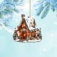 thumbnail image 6 of Christmas Gingerbread House Ornaments Resin Christmas Hanging Ornaments For Tree Holiday Party Home Decoration, 6 of 6