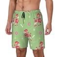 thumbnail image 2 of Balery Cute Poodle Dog Mens Swim Trunks Swim Shorts for Men Quick Dry Inseam Beach Shorts with Compression Liner Pocket-, 2 of 9
