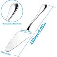 thumbnail image 2 of Pcs Stainless Steel Pie Server, Cake Server 23 CM Cake Knife Pizza Server with Serrated Edges Cutlery Set for Kitchen Restaurant Wedding Party, 2 of 5