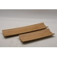 thumbnail image 1 of Ensemble de 2 Plateaux de Service Courbés en Bambou, 1 of 2