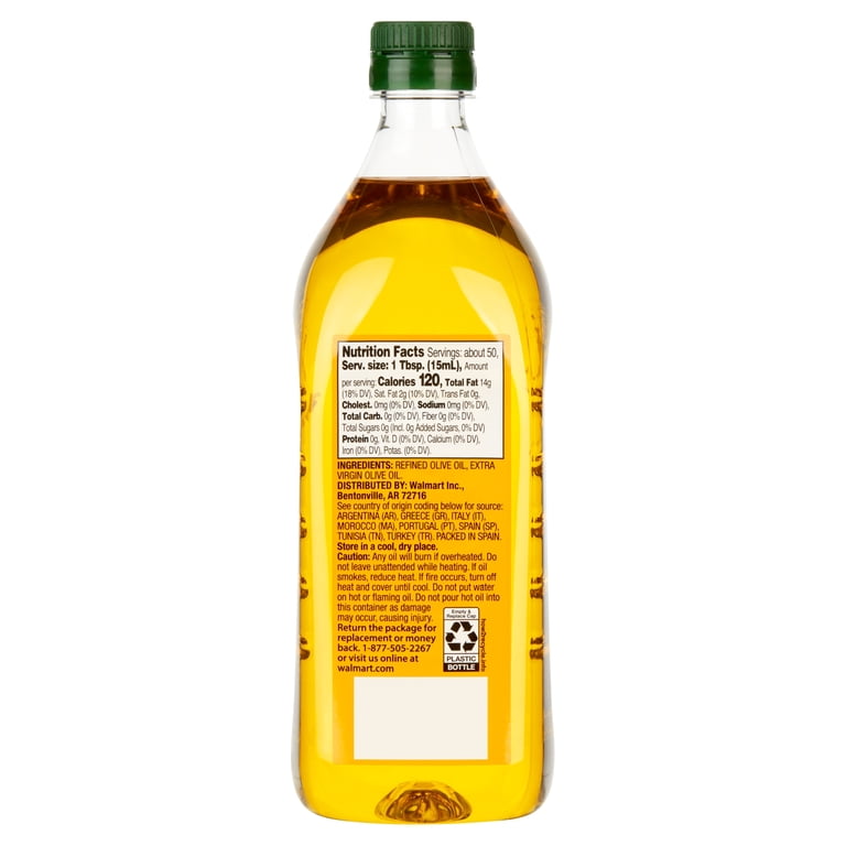 Great Value Olive Oil, 25.5 fl oz, versatile for sautéing