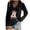 Black, variant on SNKSDGM Plus Size Long Sleeve Tops for Women 3X Fall Clothes for Women Plus Size Women's V Neck Halloween Print Long Sleeve Shirt Top T Shirt Xxxxxl