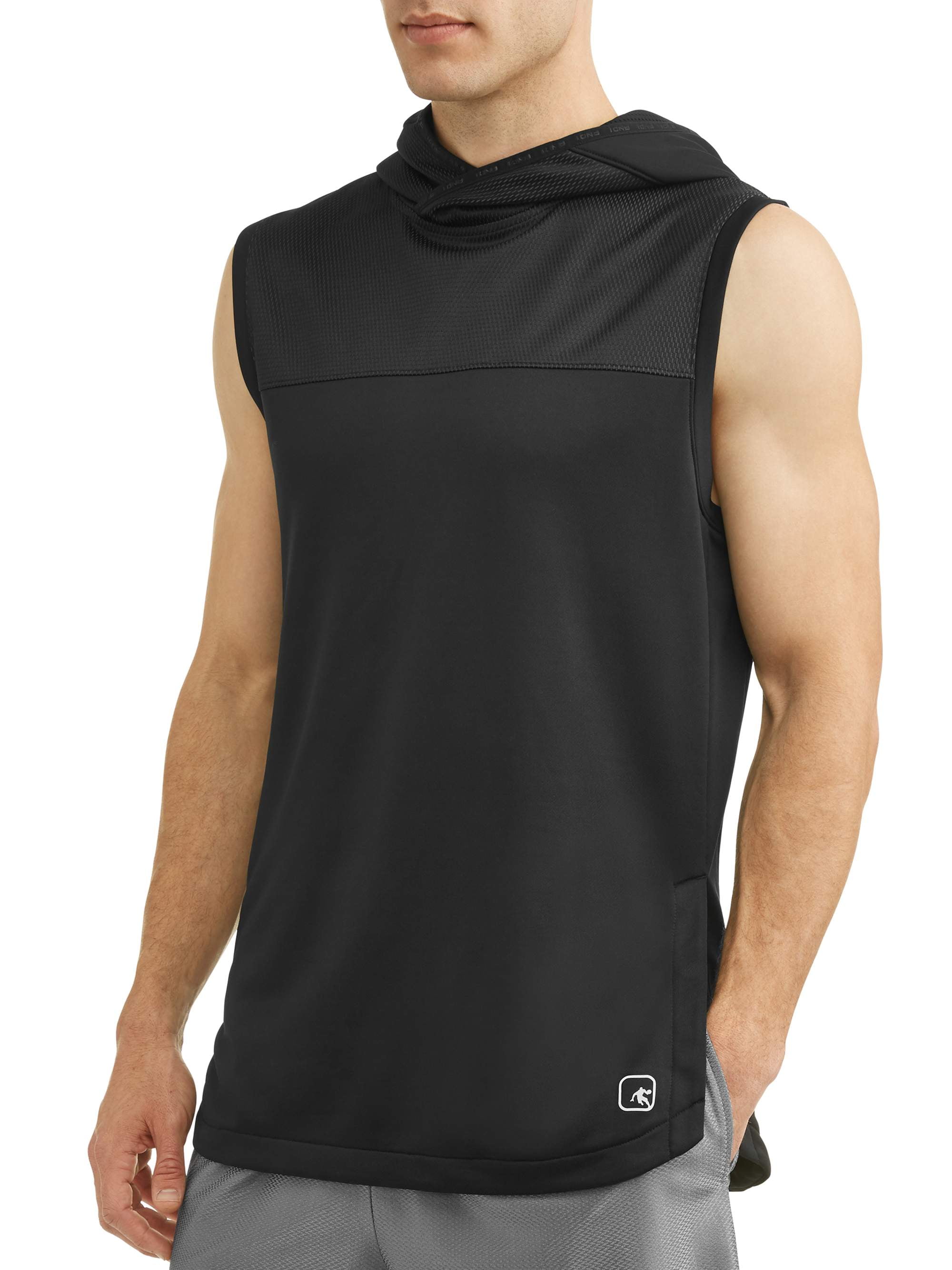 AND1 Men's French Terry Sleeveless Hoodie - Walmart.com