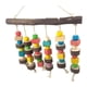 thumbnail image 2 of Juguete para masticar loros y pájaros grandes: bloques de madera naturales multicolores, juguetes para desgarrar loros y pájaros, sugeridos para cokatoos de guacamayos grandes, gris africano, 2 of 5